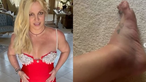 Britney Spears mostra pé inchado e fala de relação com a mãe: 'Não suporto ela'