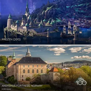 Castelos, paisagens; 18 lugares pelo mundo que inspiraram animações da Disney