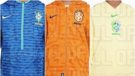 Site vaza possíveis uniformes da Seleção Brasileira para a Copa América de 2024