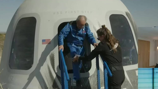 'Experiência de vida', diz tripulante sobre voo da Blue Origin