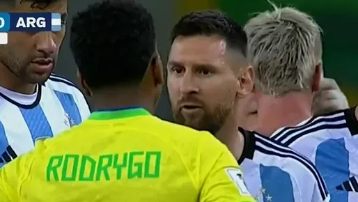 Rodrygo evita entrar em polêmica com Messi: 'Me proibiram de falar sobre'