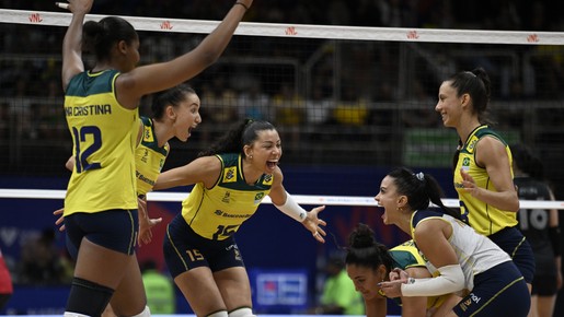 Brasil atropela Coreia do Sul e vence segundo confronto pela Liga das Nações Feminina