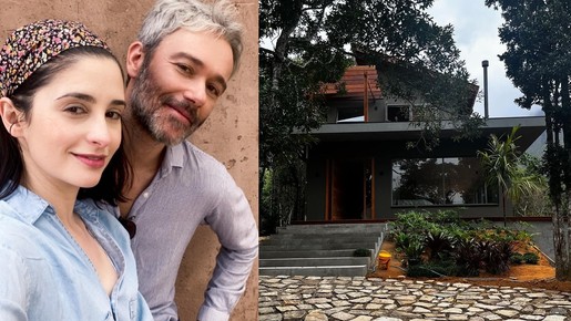 Ângelo Paes Leme e esposa atriz mostram casa que levaram 4 anos para construir: 'Nosso sonho'