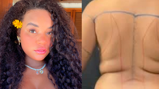 Ex-BBB Thalyta Alves posa nua e mostra resultado de lipoaspiração; veja antes e depois