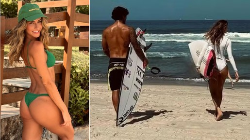 Influencer, modelo e publicitária: quem é ex de Medina que foi vista com o surfista
