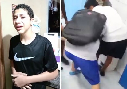 Jovem que morreu após ser agredido em escola chorou de dor: 'Quando respiro'; vídeo