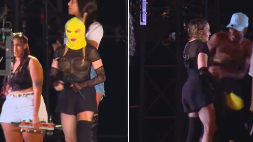 Madonna ensaia de máscara no Rio, mas é clicada sem; veja