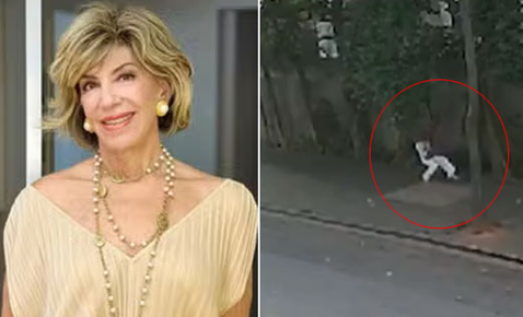 Vídeo mostra ladrão dando 'mata-leão' em Silvia Poppovic durante assalto em SP; veja