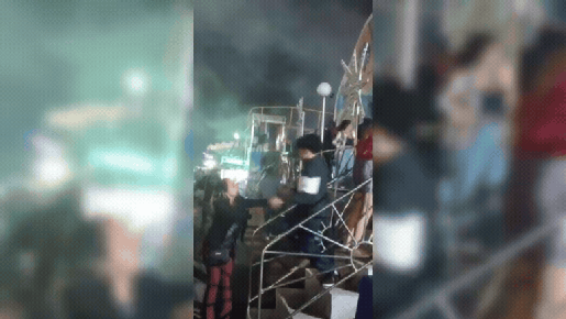 Brinquedo pega fogo e pessoas fogem às pressas em parque de diversões em SP; vídeo