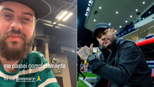 Neymar e Diogo Defante fazem as pazes após post: 'Me pegou no dia errado'