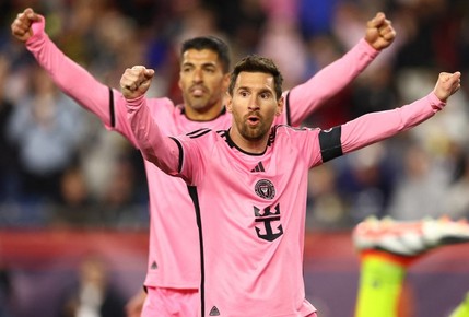 Com dois de Messi e um de Suárez, Inter Miami goleia o New England Revolution