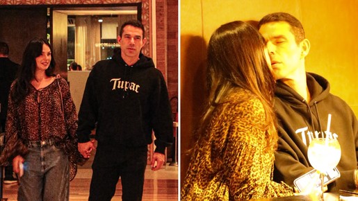 Isis Valverde e Marcus Buaiz se beijam em jantar romântico em shopping do Rio; fotos