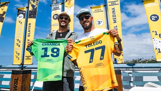 Chumbinho e Filipe Toledo são convidados para a elite da temporada 2025 da WSL; entenda