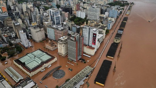Nível do Guaíba está 2,26m acima da cota de inundação
