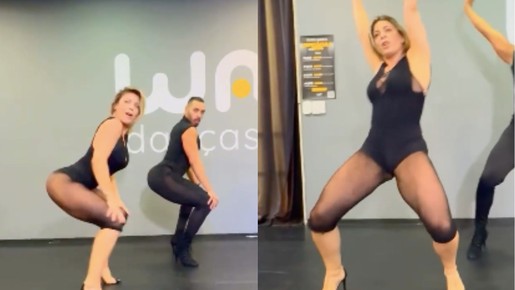 Sheila Mello impressiona web ao fazer coreografia em vídeo: 'Ela é um fenômeno'