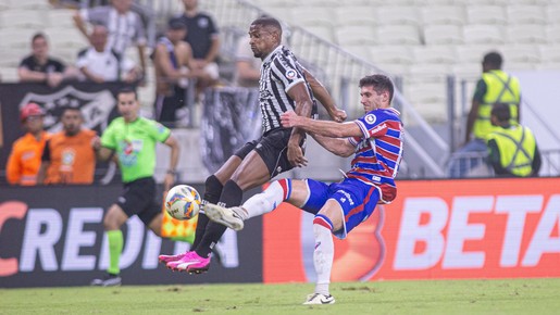 Atacante do Ceará supera Mbappé e alcança 2ª maior velocidade do futebol, diz empresa