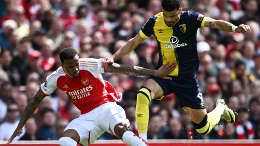 Saka põe líder Arsenal à frente do Bournemouth; SIGA
