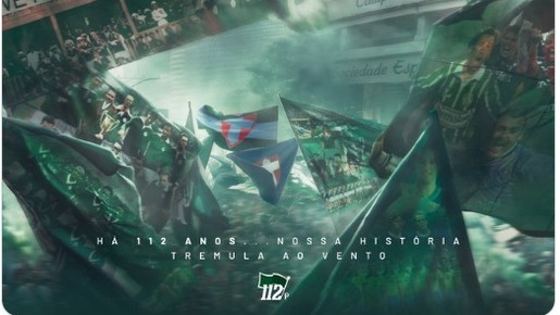 Corinthians parabeniza o Palmeiras nas redes pelo anivers&aacute;rio de 112 anos