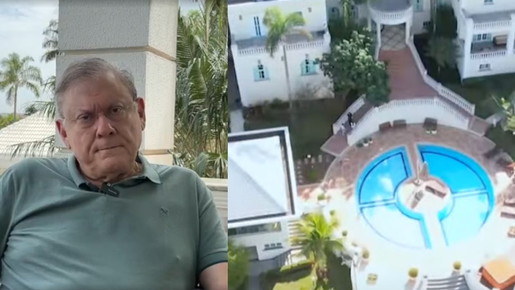Conheça a mansão de R$ 80 milhões que integra os bens que Milton Neves repassou aos filhos