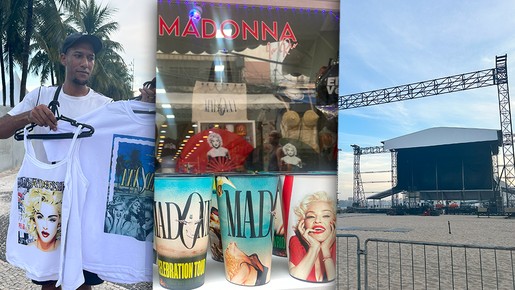 Madonna no Rio: a uma semana do show, fãs e comércio se preparam 