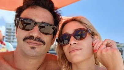 Blat fala de filme com Luisa Arraes e comenta foto dela beijando cantor: 'Tem a liberdade dela'