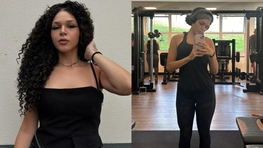 Filha de Simony foca em treinos após perder mais de 35 kg em dieta