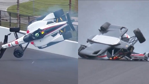 Piloto de 19 anos levanta voo com carro de Fórmula Indy em acidente assustador; vídeo