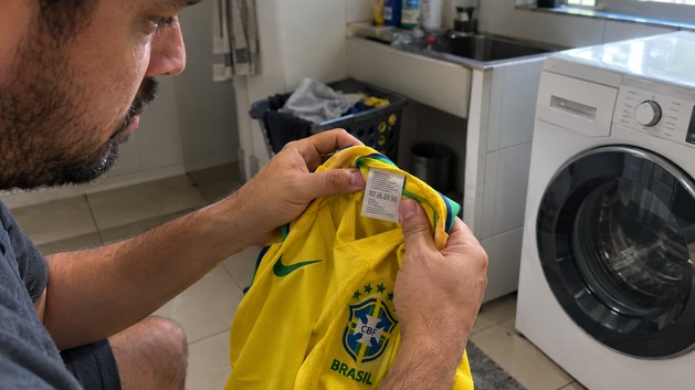 Vai lavar sua camisa de time? Detalhe pode salvar estampa e números