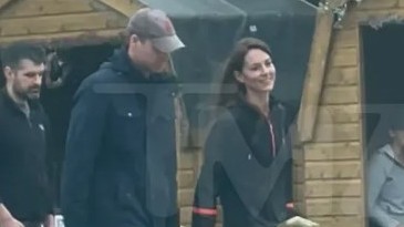 Kate Middleton aparece em vídeo sorridente ao lado do príncipe William, diz site