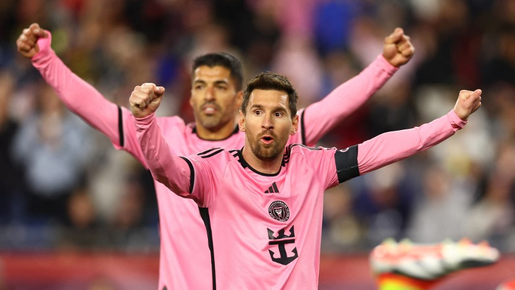 Com dois de Messi e um de Suárez, Inter Miami goleia o New England Revolution