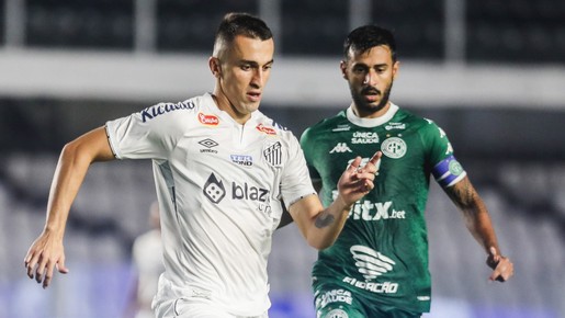 Santos anota 3º gol sobre Guarani pela Série B; SIGA