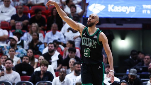 Derrick White brilha, e Celtics faz 3ª vitória sobre Heat nos playoffs da NBA