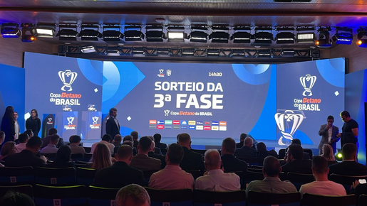 CBF sorteia jogos e mandos das 3ª fase da Copa do Brasil; veja todos os confrontos
