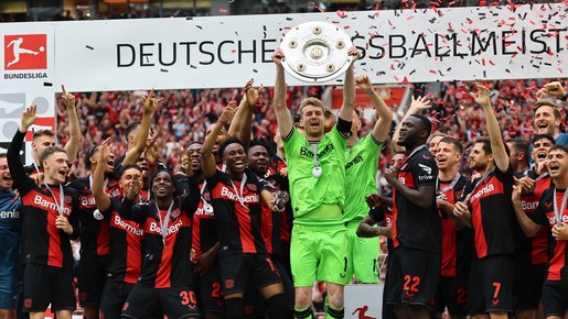 Histórico! Leverkusen vence Augsburg, e vira 1º campeão invicto da Bundesliga