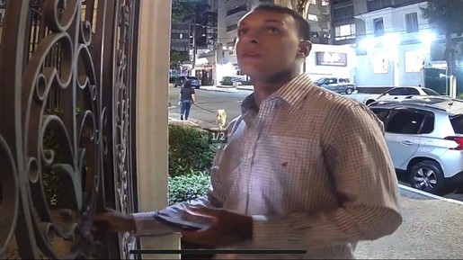 Homem se passa por sobrinho e tenta invadir prédio de advogado de Bolsonaro; vídeo