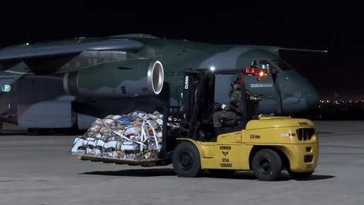 400 toneladas de doações: aviões da FAB e 19 carretas saem do DF