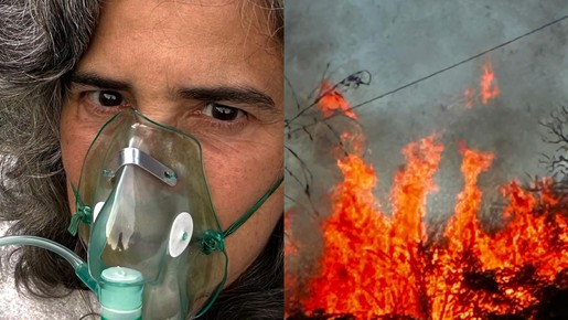 Fazenda de Lúcia Veríssimo pega fogo e atriz é atendida por bombeiros: 'Oxigênio'