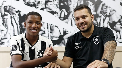 Botafogo renova com joia da base até 2028, e nova multa ultrapassa R$ 500 milhões