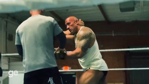 The Rock mostra primeiro treino para viver bicampeão do UFC em filme; assista