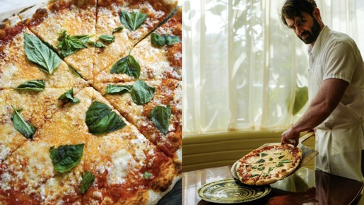 Restaurante em NY serve só 15 pizzas por semana, todas em prato Versace de R$ 2,5 mil