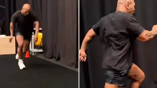 Mike Tyson posta vídeo de treino, e internautas mostram preocupação: 'Não gosto disso'