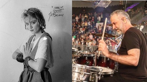 Não é montagem: por que autógrafo do baterista do Paralamas aparece em foto antiga de Madonna?